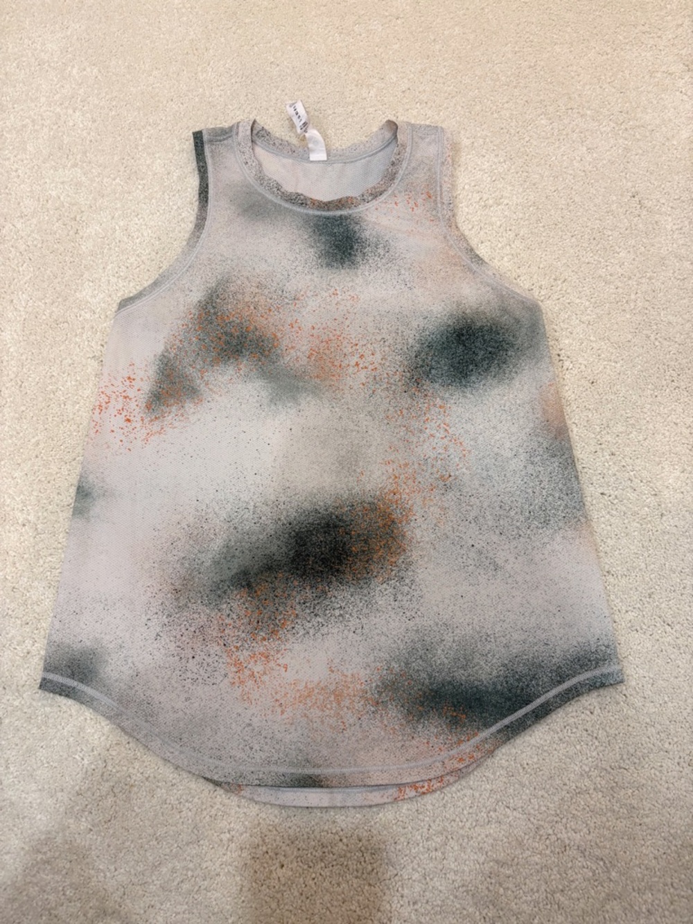 Lululemon High Neck Sculpt Women's Tank Top Speckled  Lightweight - 2 - Picture 2 of 8